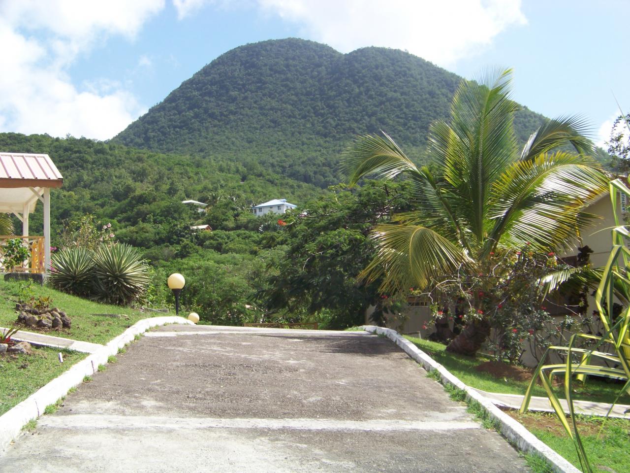 le morne larcher vu du bungalow